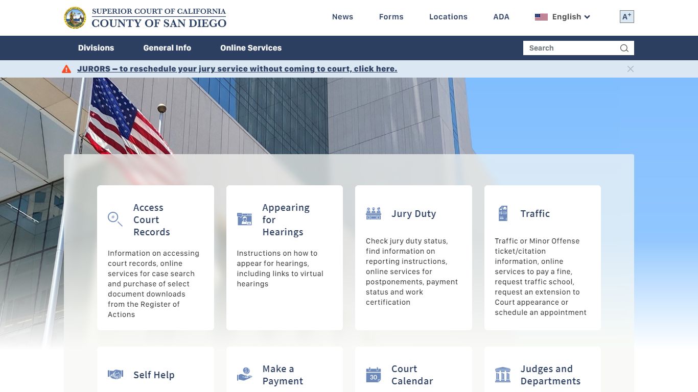 Online Case Search | Superior Court of California - County of San Diego